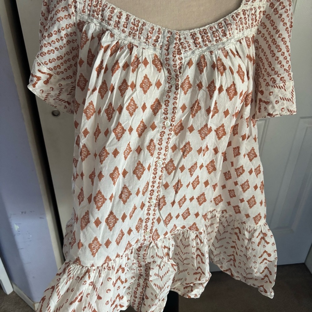 Patterned Free People Blouse - image 3